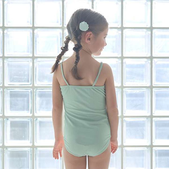 [SWIM] Pearl-Accented Mermaid One-Piece Dress,Mustard, medium image number 6