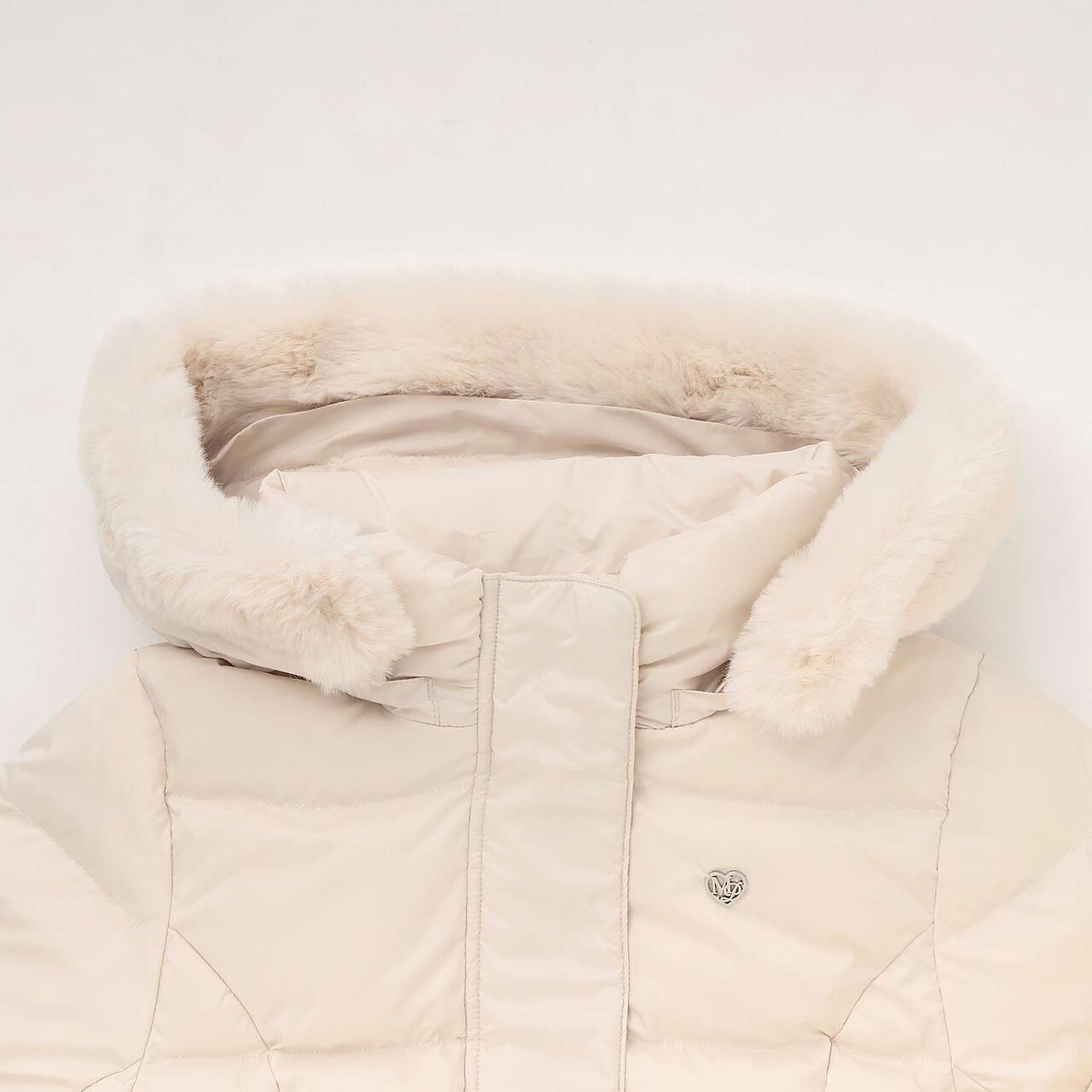 [Restock] Water-Repellent Long Down with Belt and Ribbon Pocket,Navy, large image number 2