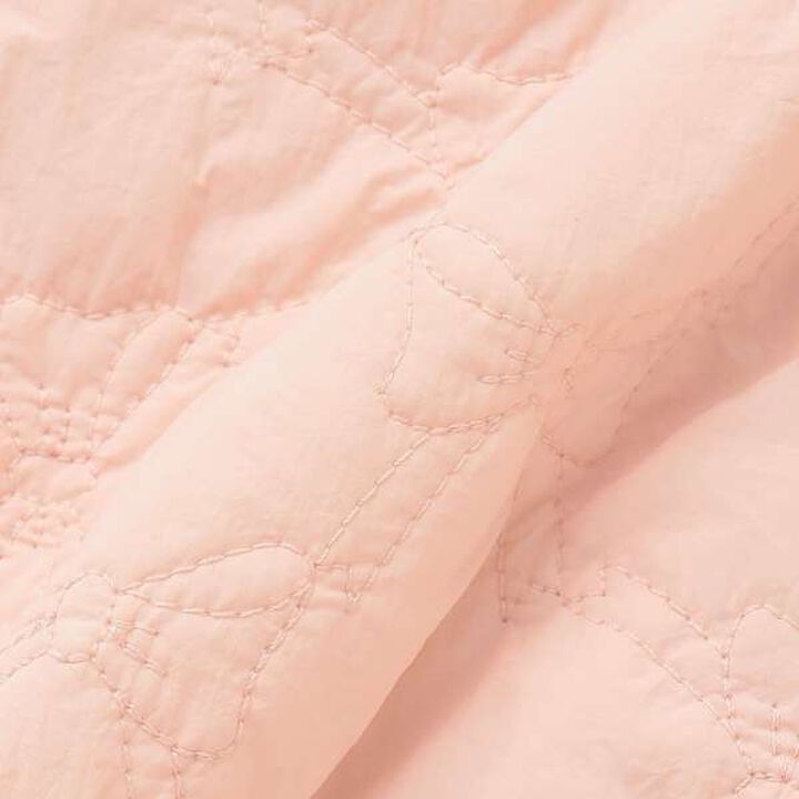 Lycee Mine Ballet Series Mid-Length Ribbon Quilted Jacket,Ivory, medium image number 12