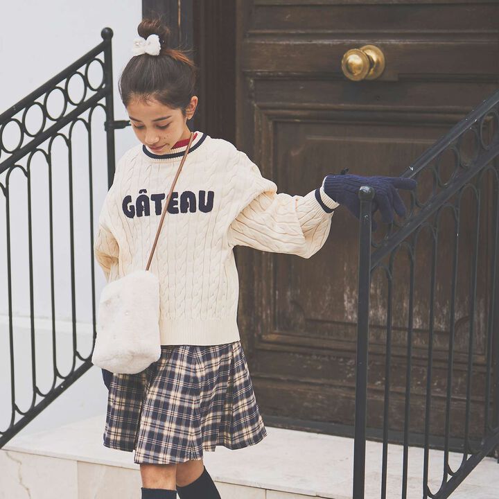 Faux Fur Mini Shoulder Bag,Ivory, medium image number 9