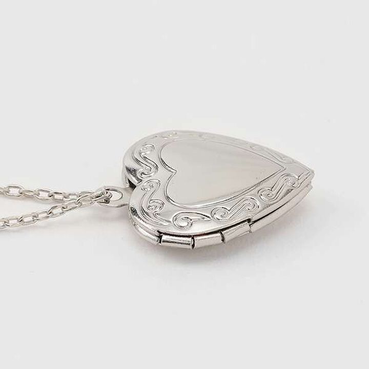 Sweatshirt with Shoulder Ribbons and Necklace,Black, medium image number 2