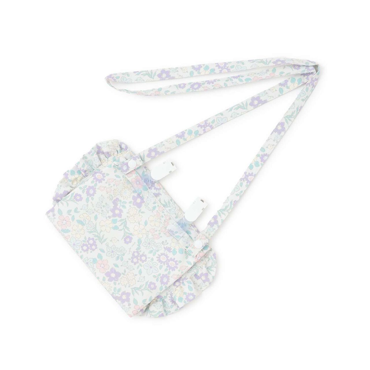 [School-Ready] [Water-Repellent, Anti-Stain, Durable, UV] Frill Detachable Pocket with Ribbon,Blue gray, large image number 9