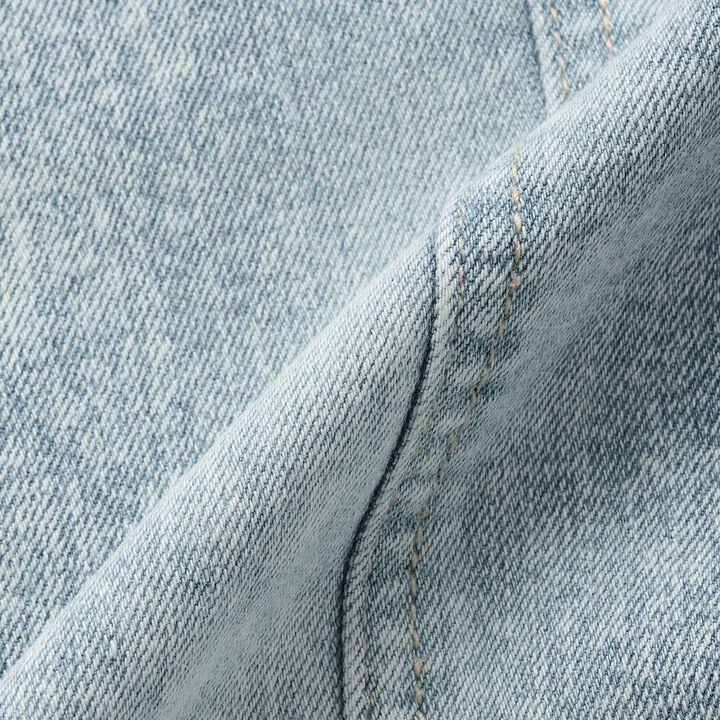 Lace-Up Ribbon Flare Denim Pants,Gray, medium image number 15