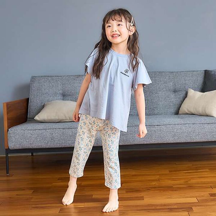 [365D.] Anti-Stain Jersey Knit Pattern 7/8 Leggings,Deep green, medium image number 13