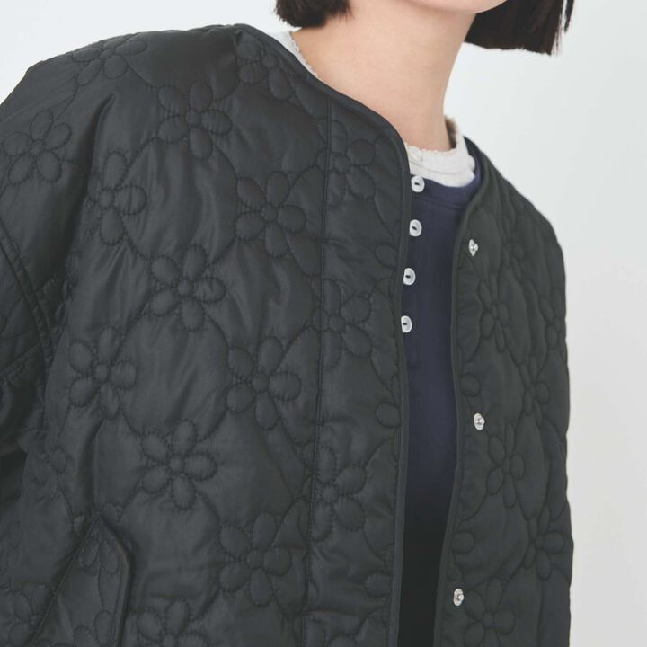 [Parent-Child Matching / Water-Repellent] Quilted Jacket,Black, medium image number 8