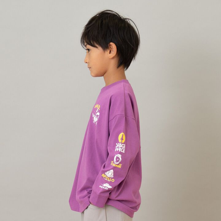 100% Cotton Assorted Sleeve Printed Long Sleeve T-Shirt,Cinnamon, medium image number 8