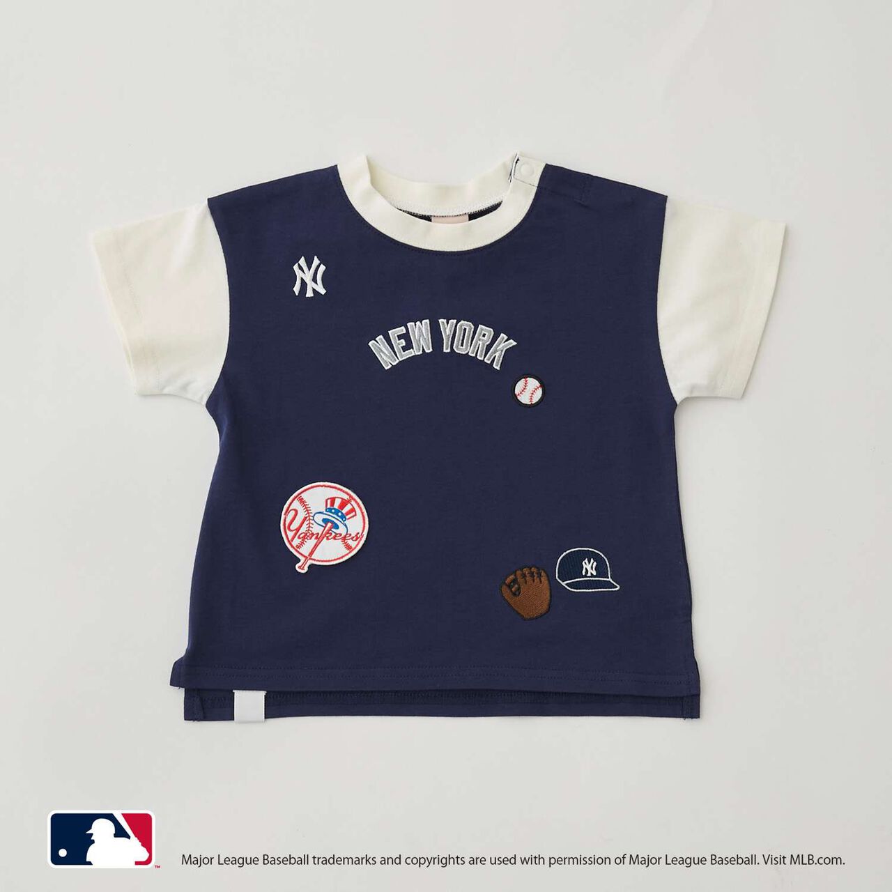 [MLB] Patch T-Shirt,Navy, large image number 0