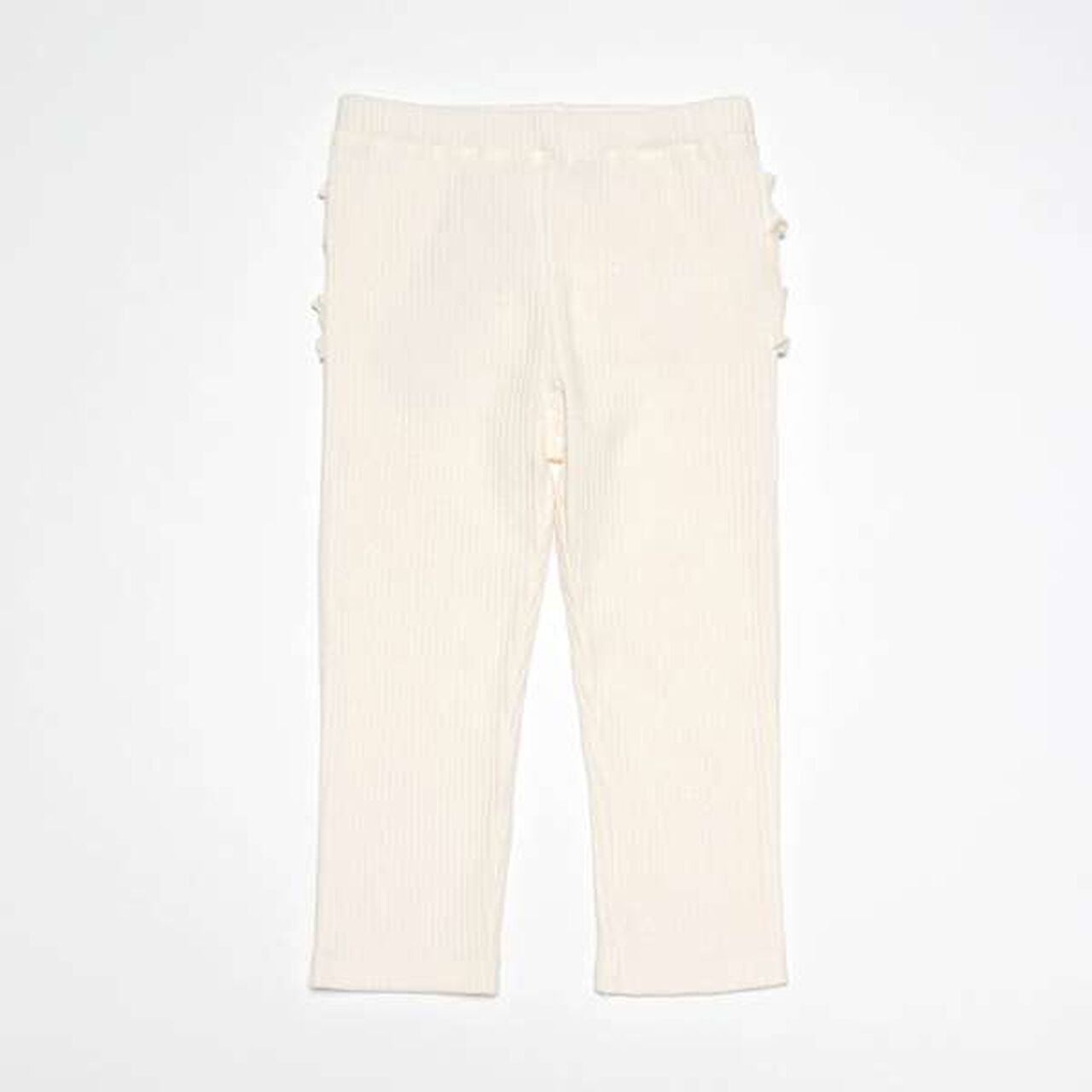 Back Frill Leggings,Light pink, large image number 3