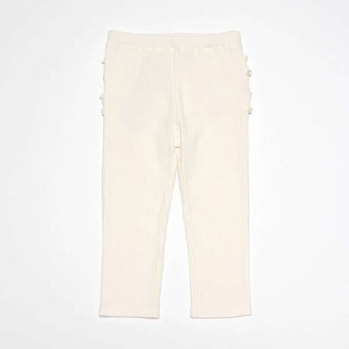 Back Frill Leggings,Light pink, medium image number 3