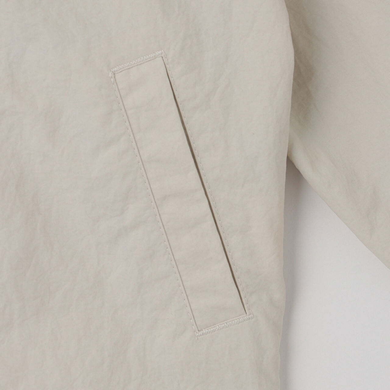 Frill Collar Windbreaker,Navy, large image number 7