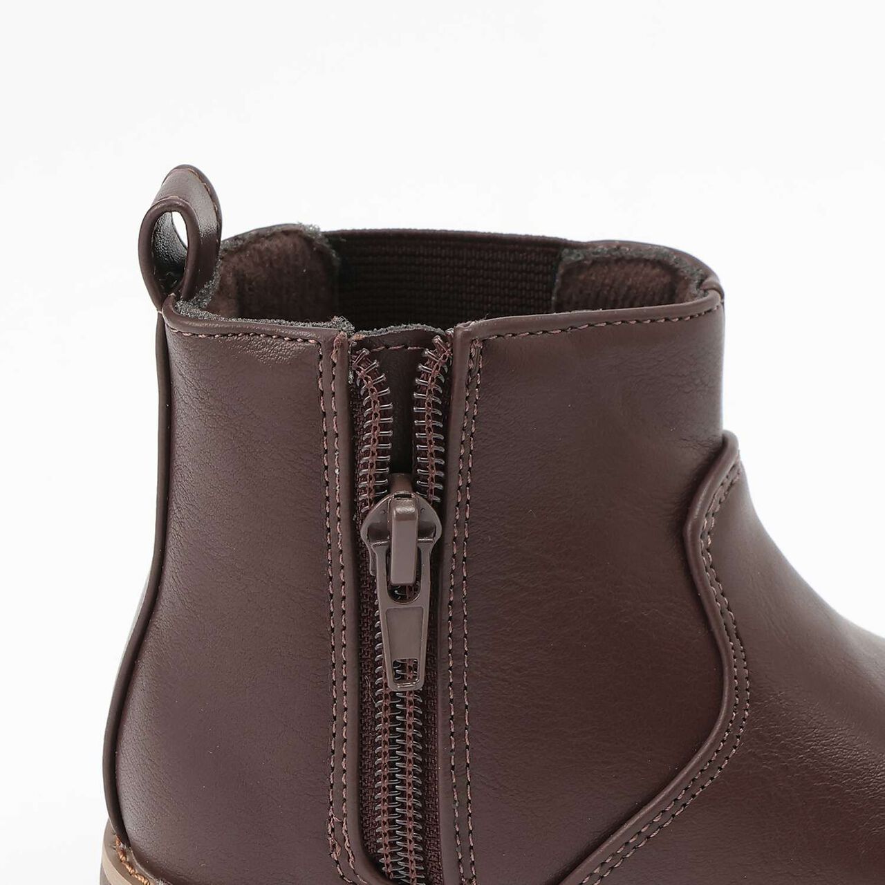 Side Gore Boots,Dark brown, large image number 3