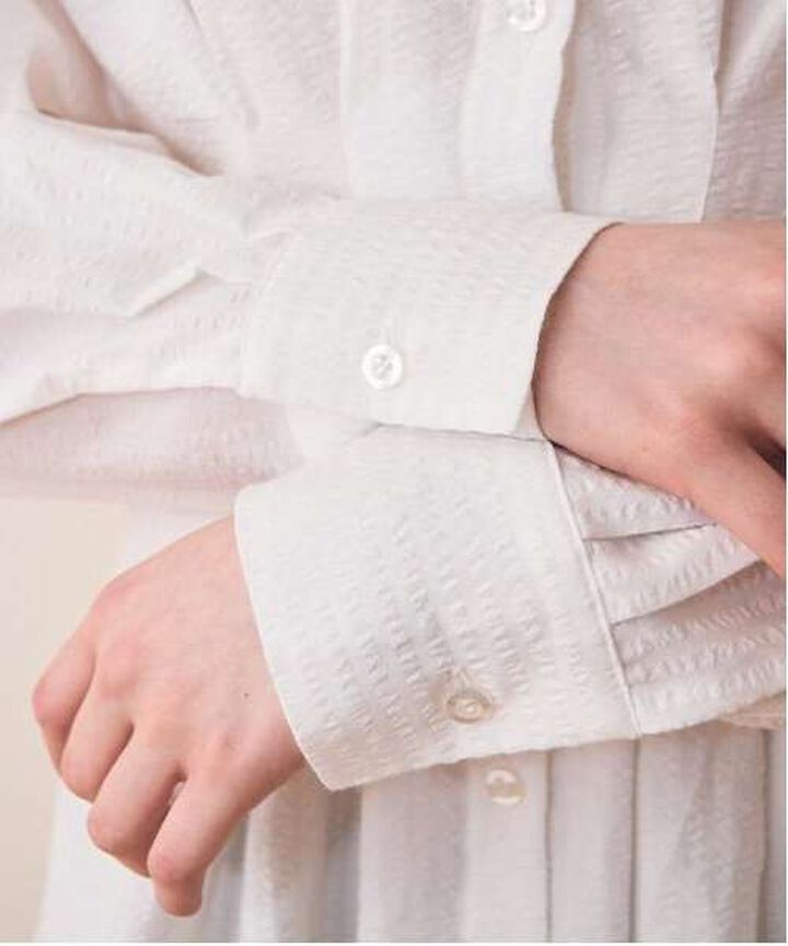 Shirt One-Piece Dress,Off white, medium image number 9