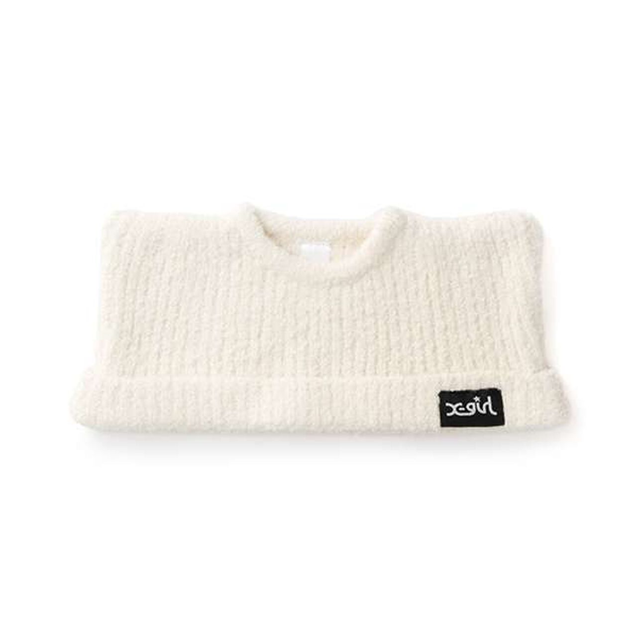 X-girl Stages &times; LOVOT Cat Ear Knit Cap,Black, large image number 9