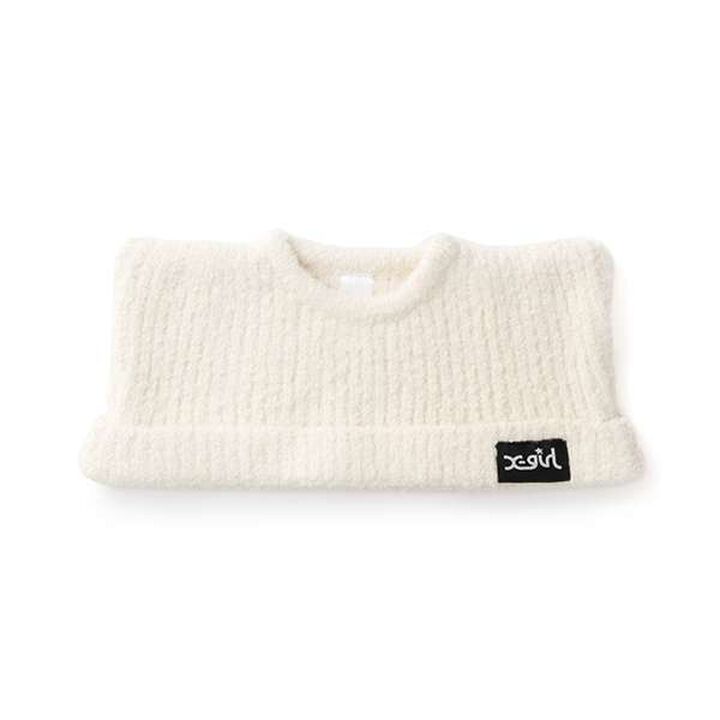 X-girl Stages &times; LOVOT Cat Ear Knit Cap,Black, medium image number 9