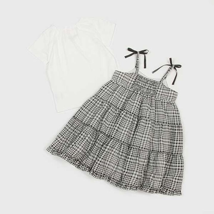 Cami Dress & Short Sleeve T-Shirt Set,Blue, medium image number 1