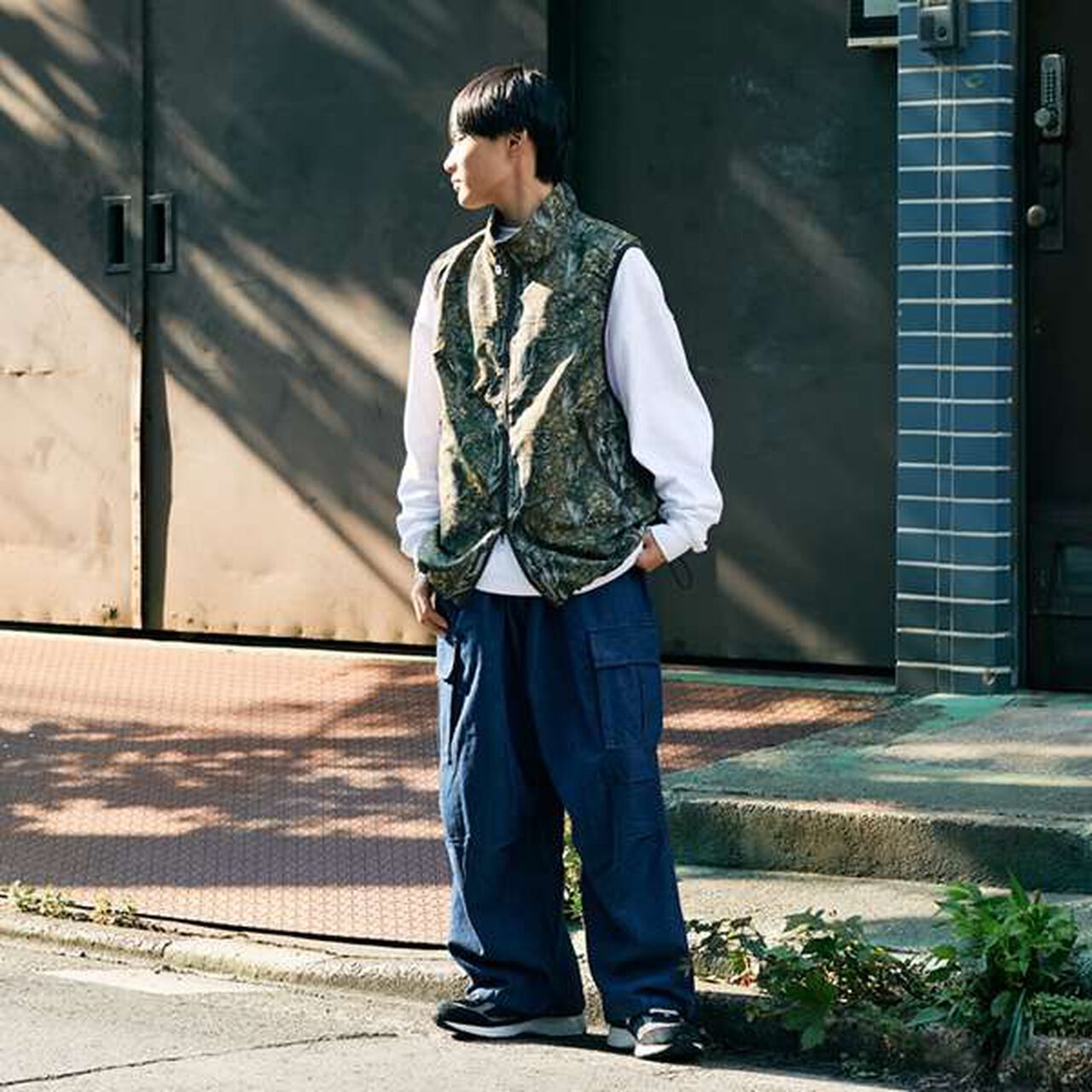 [GLSW.] [Water-Repellent] Zip-Up Vest,Multi color, large image number 14