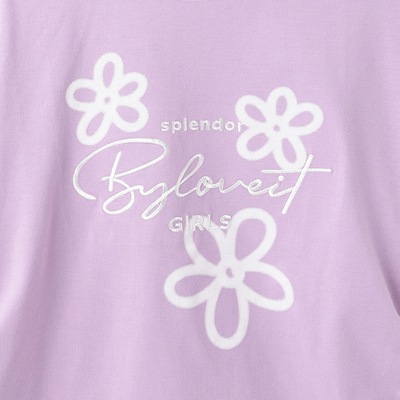 Airbrush Flower T-Shirt,Off white, large image number 4