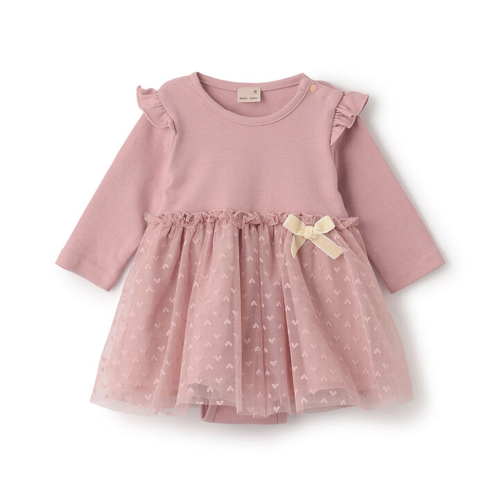 Tulle Docking OP Romper,Lavender, medium image number 2