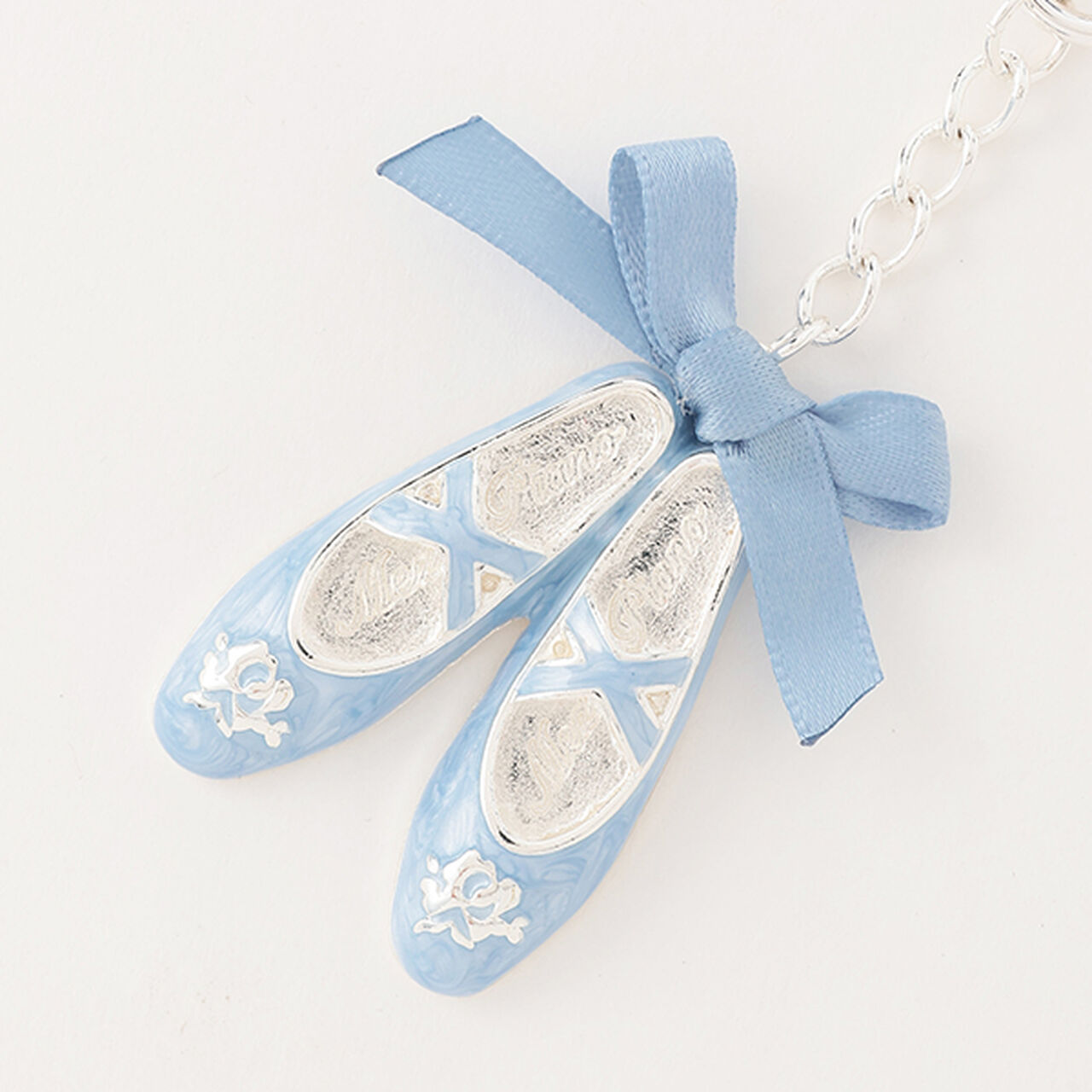 Ballet Pointe Shoe Keychain,Light pink, large image number 3
