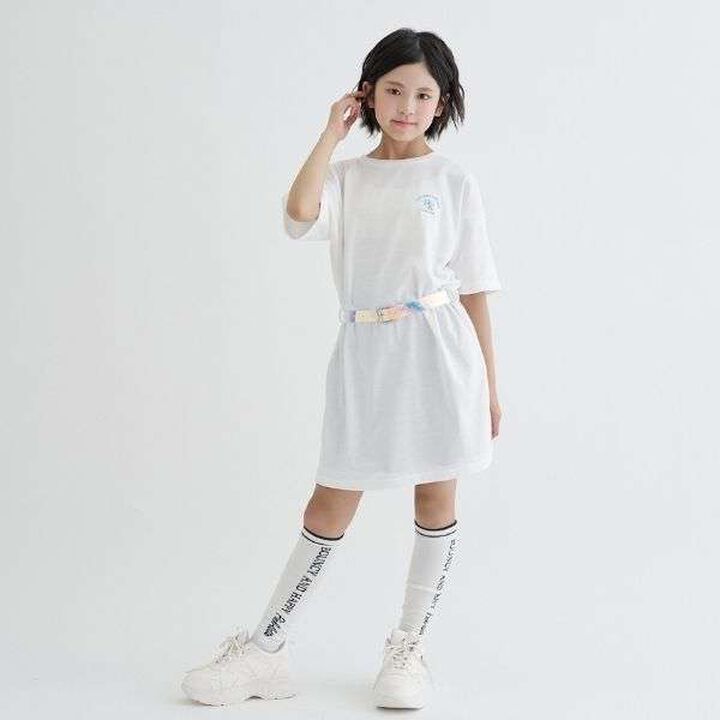 [2WAY・Quick-Dry Absorbent] T-Shirt with Clear Belt,Lavender, medium image number 2