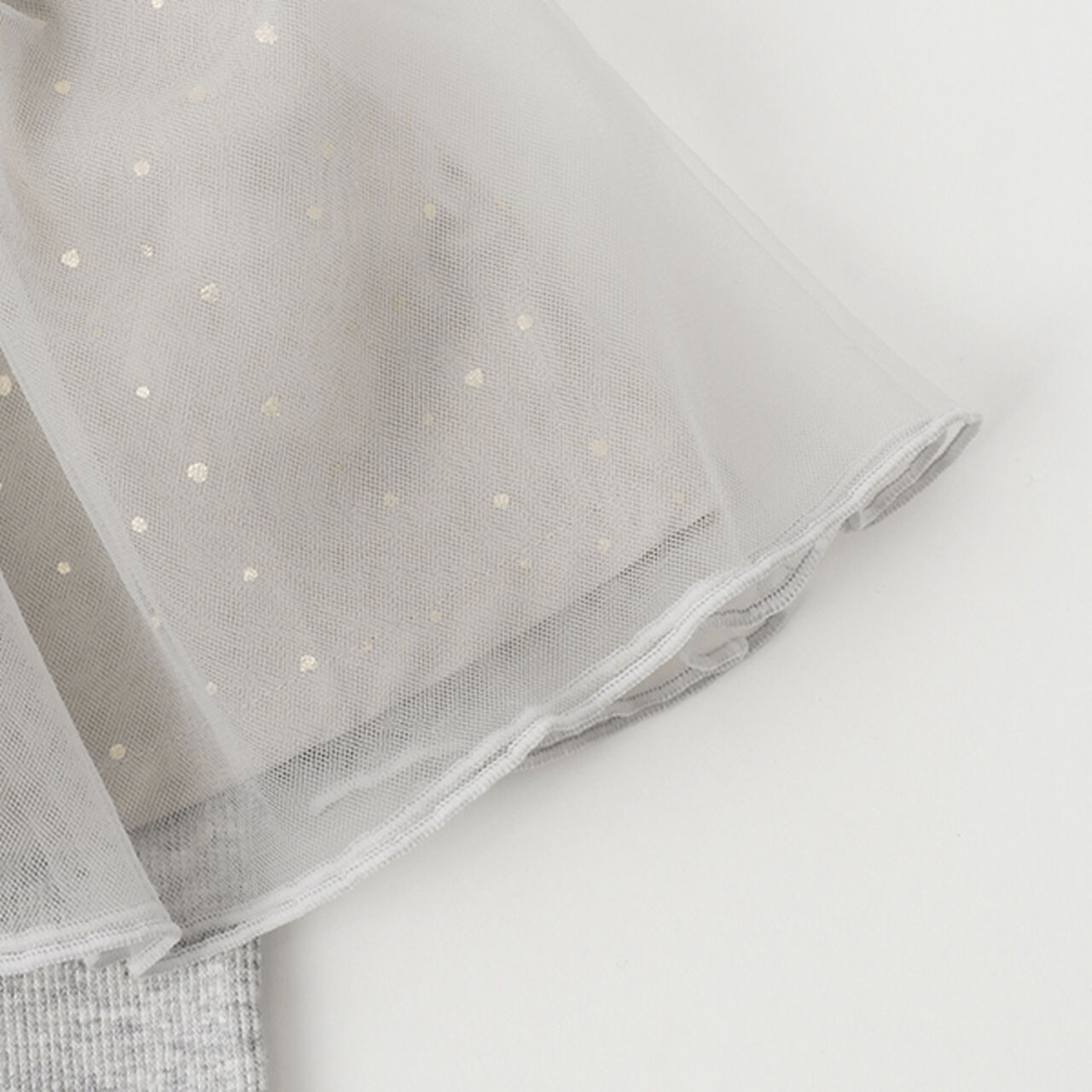 Tulle Skirt with Attached Leggings,Ivory, large image number 3