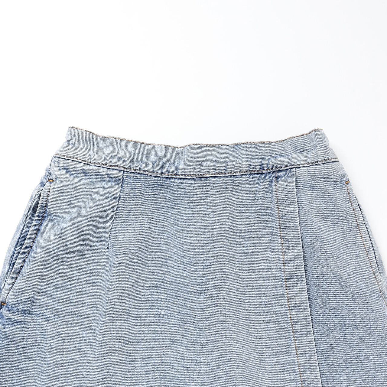 Denim Skirt Set,Blue, large image number 8