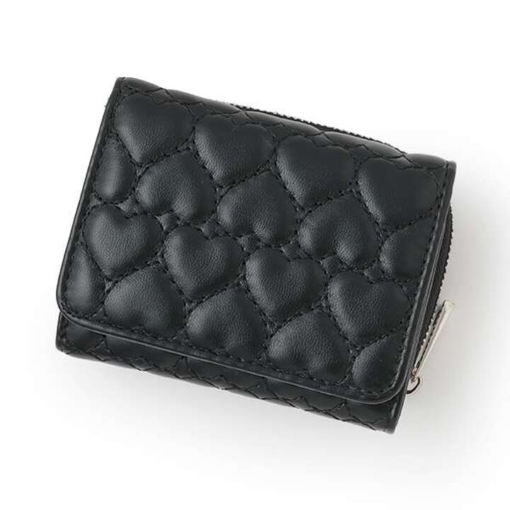 Heart Quilt Tri-Fold Wallet,Sax blue, medium image number 12