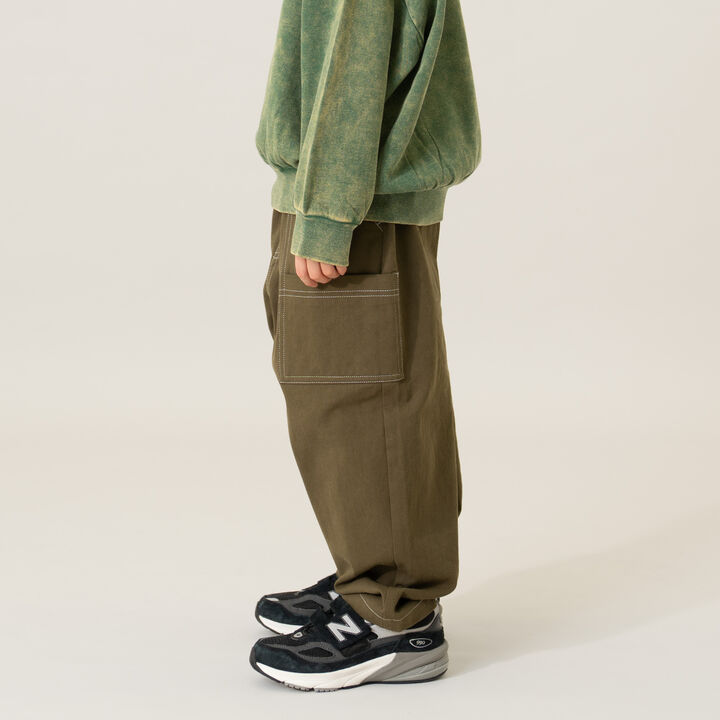 Stitched Cargo Pants,Khaki, medium image number 2