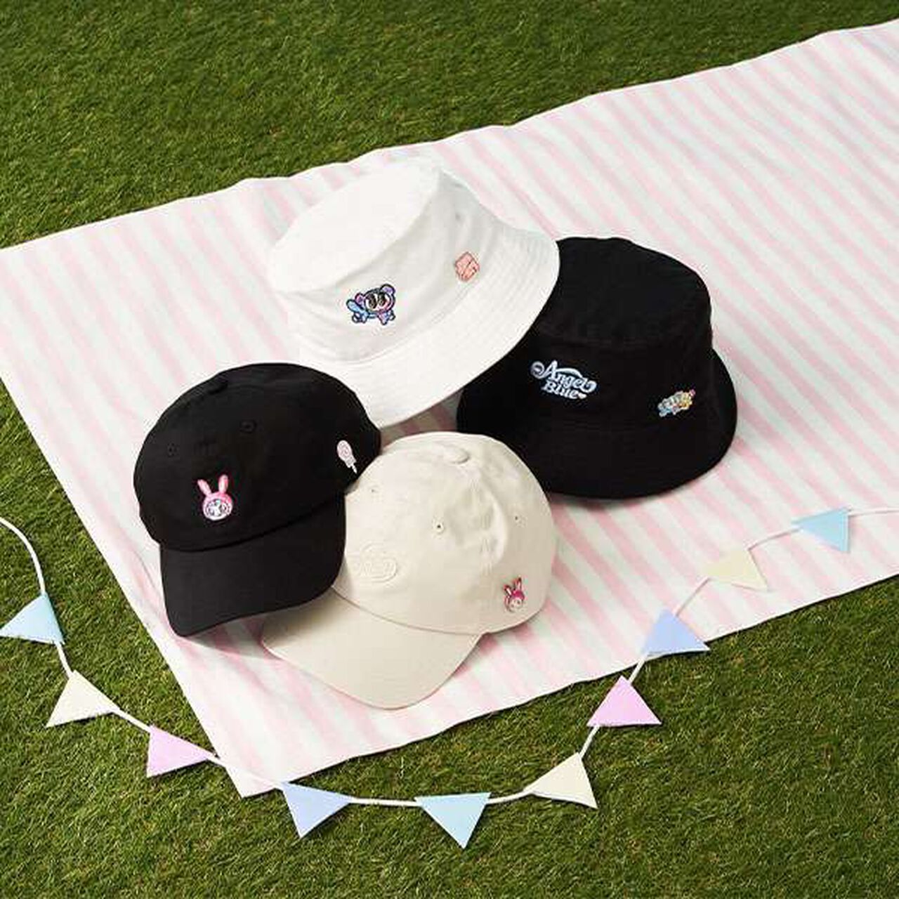 Mr. Nakamura Bucket Hat (with Pin Badge),Black, large image number 10