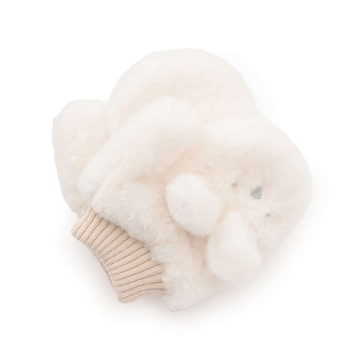 Puputete Mittens,Ivory, medium image number 4