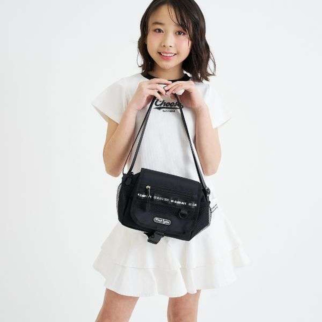 Logo Tape Shoulder,Lavender, large image number 12