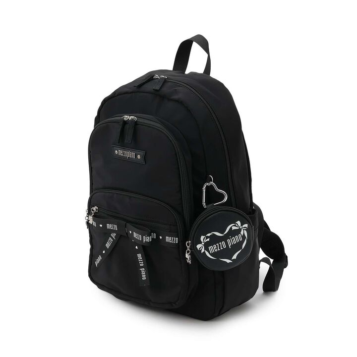 Large Logo Ribbon Backpack with Pouch - Approx. 23L Capacity,Sax blue, medium image number 5