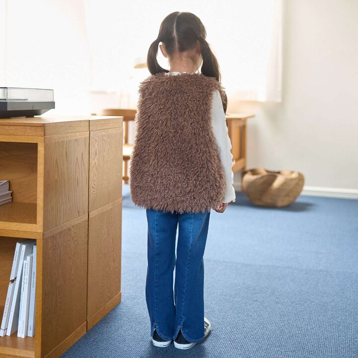 Fluffy and Soft Halloween Fur Vest,Mint, medium image number 26