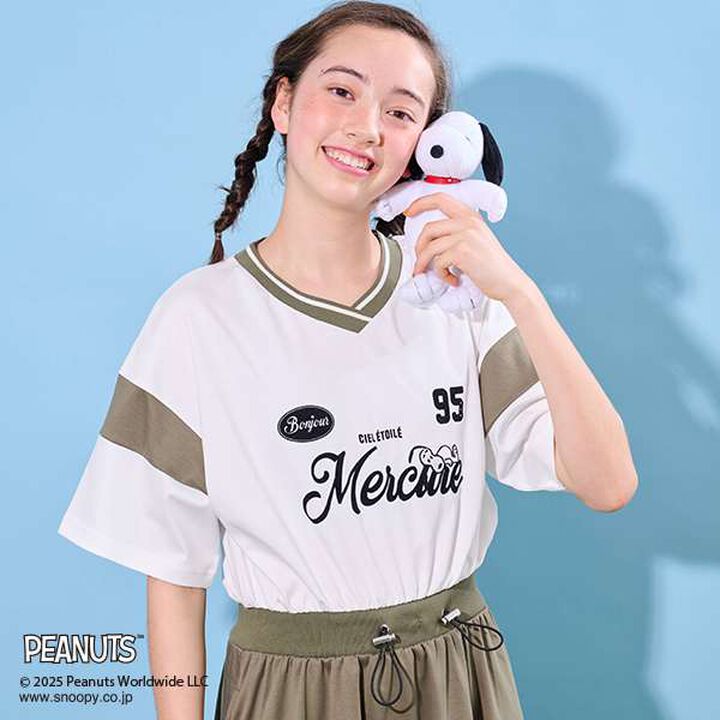[PEANUTS] [Cool Touch] Docking Cut One-Piece Dress,Khaki, medium image number 17