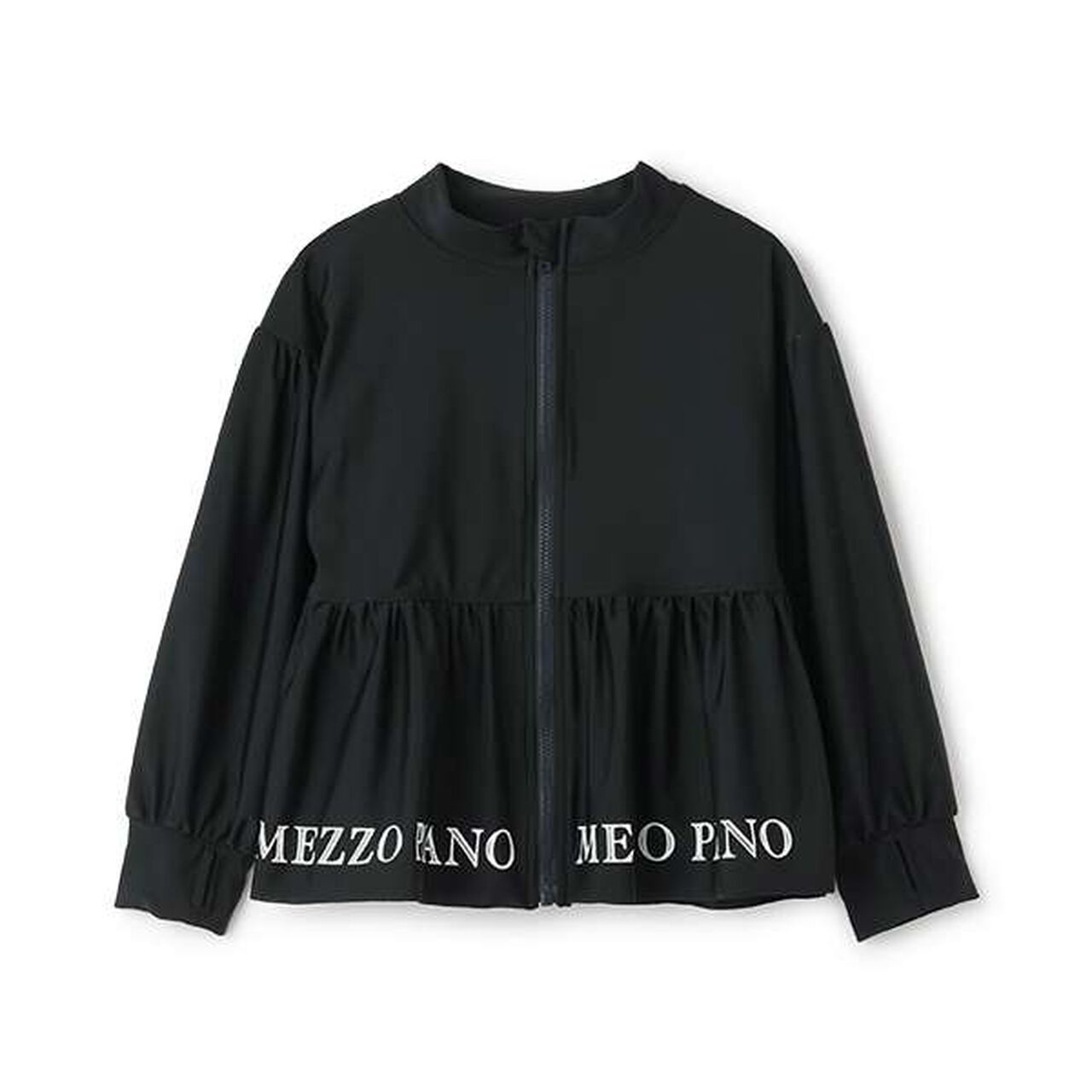 [SWIM] Hem Logo Rash Guard,Black, large image number 0