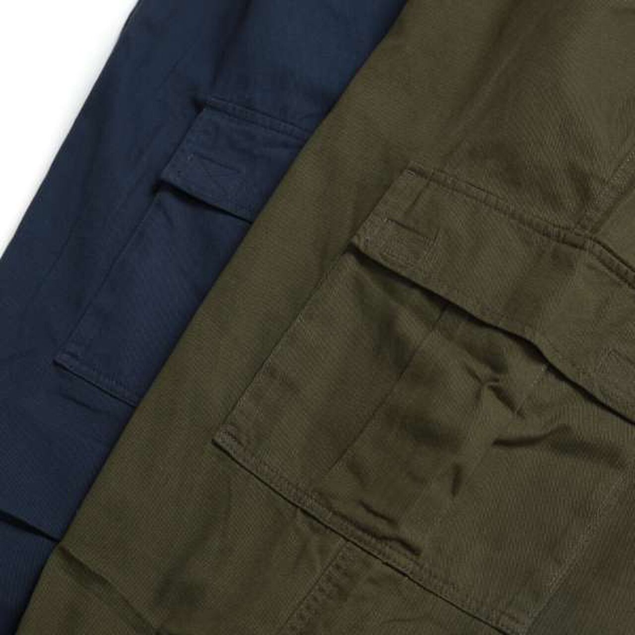 Cotton Twill Parachute Cargo Pants,Navy, large image number 4