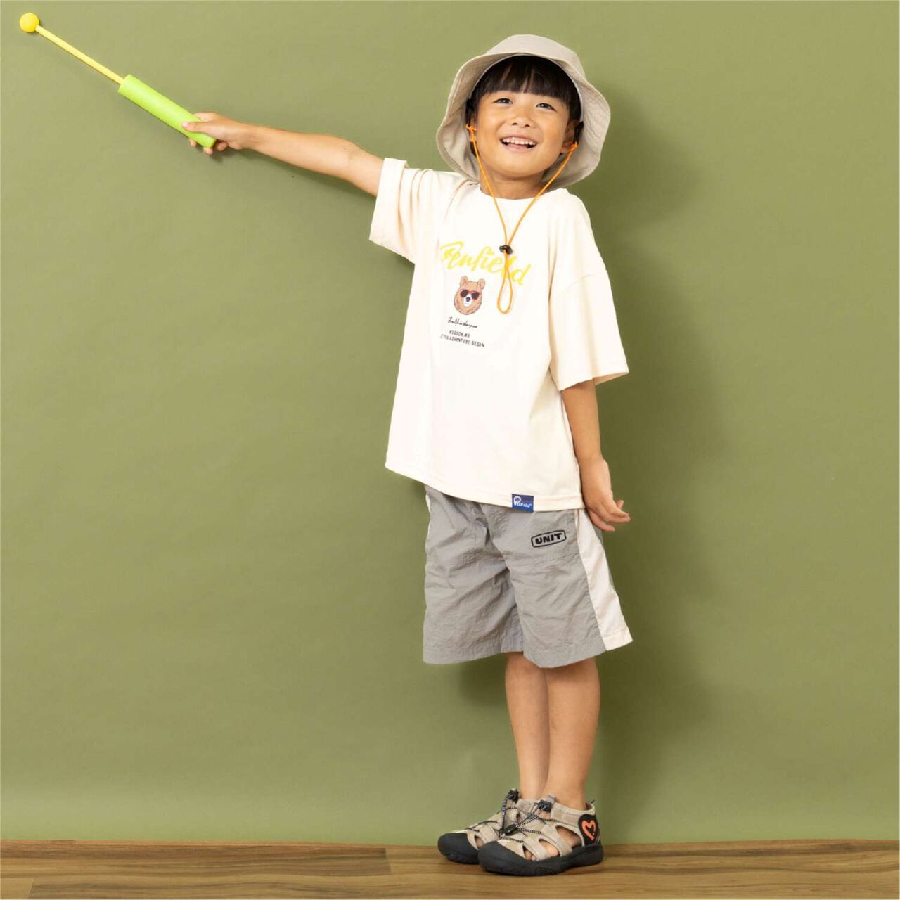 [Penfield] Kids Assorted Bear Short Sleeve T-Shirts [Parent-Child Matching] [Cool Touch],Off white, large image number 11