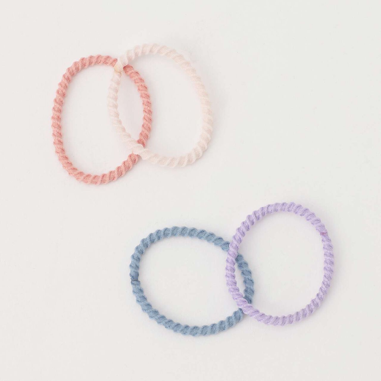 Hair Tie Set with Pouch,Multi color, large image number 1