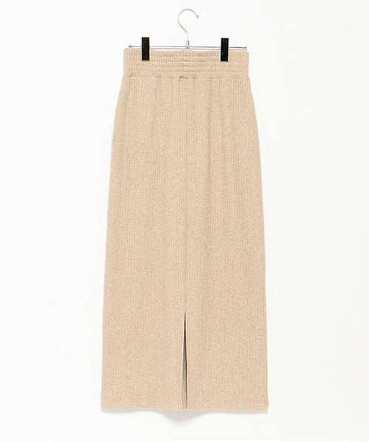 Cut Rib Tight Skirt,Beige, large image number 7
