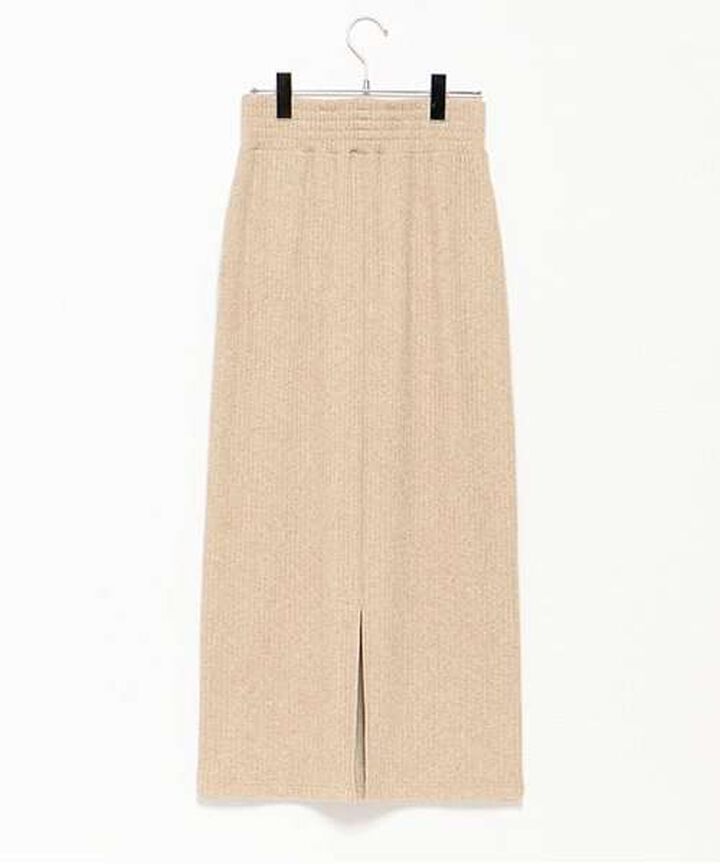 Cut Rib Tight Skirt,Beige, medium image number 7