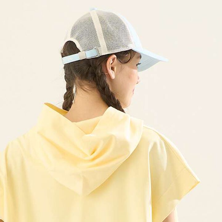 Logo Embroidery Mesh Cap,Off white, medium image number 20