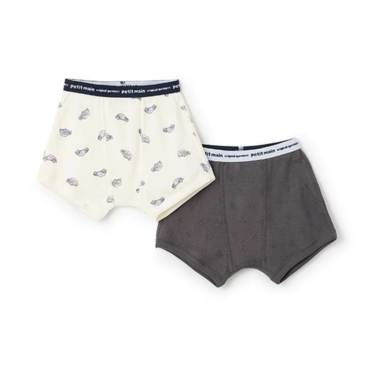 [Weak Acidity] Boxer Shorts 2P,Charcoal gray, large image number 0