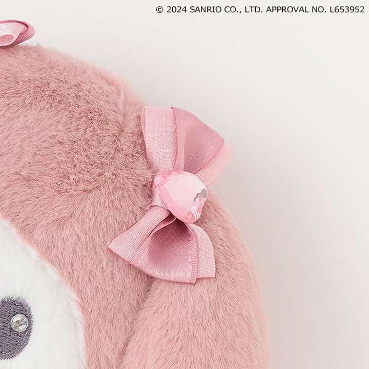 Dressed-Up My Melody Plush Charm,Light pink, medium image number 4