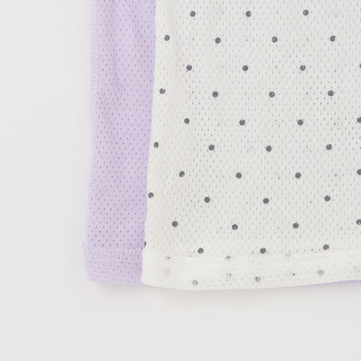 [Weak Acidity] Mesh Camisole Undershirts 2-Pack,Lavender, medium image number 3