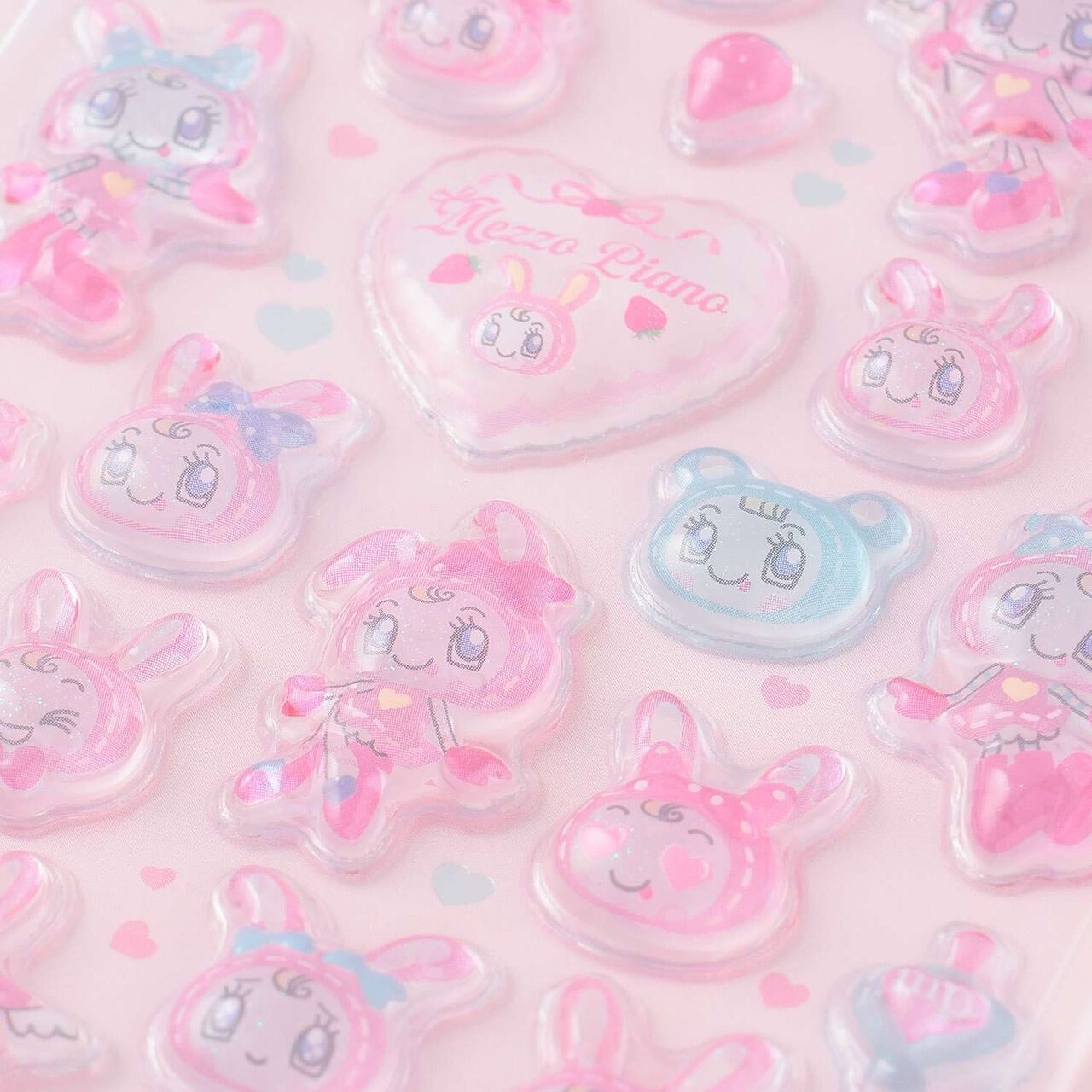 [Churu Kawaii Stickers] Berrie-chan,Light pink, large image number 2