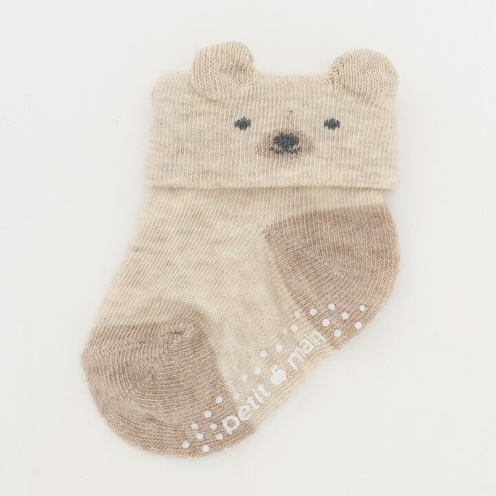 Baby 3-Piece Socks,Light beige, medium image number 2