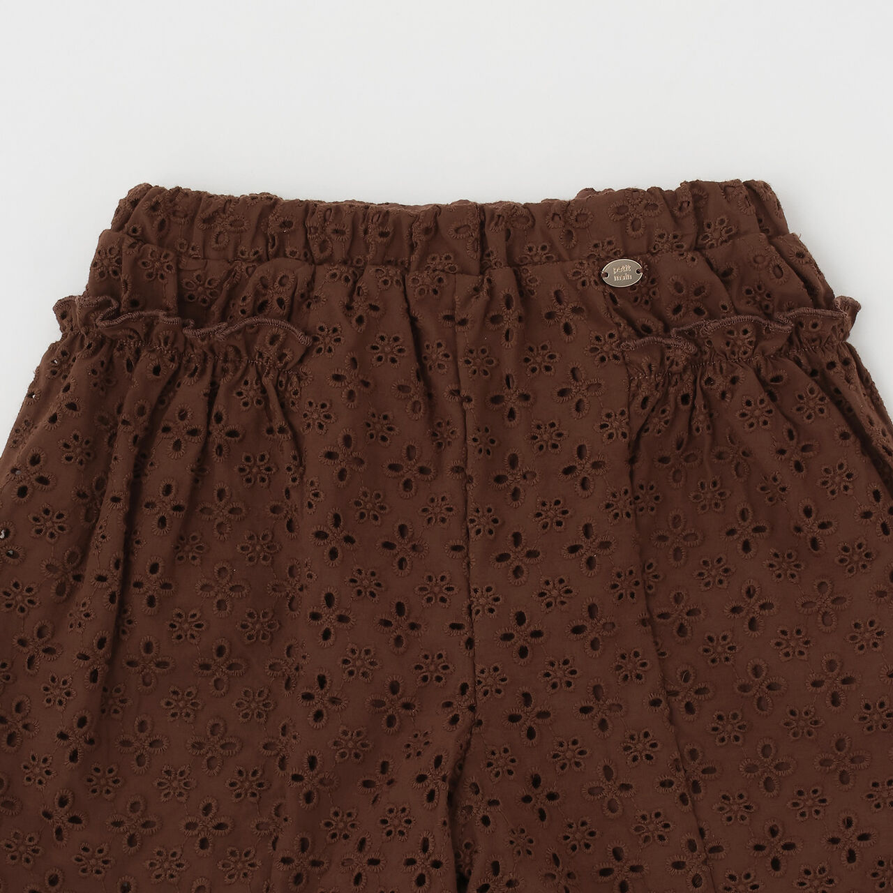 Side Gathered Lace Shorts,Orange, large image number 15
