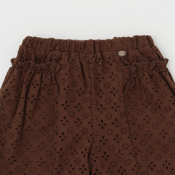 Side Gathered Lace Shorts,Orange, medium image number 15