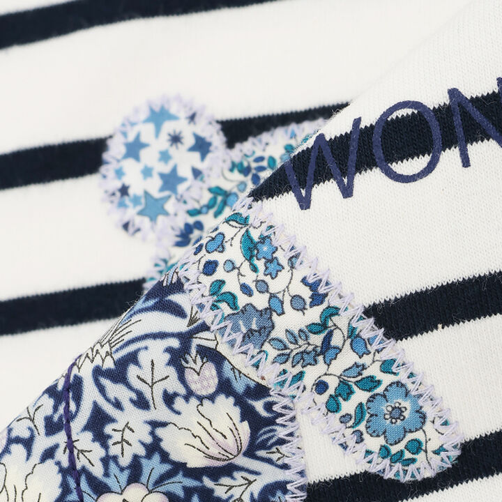 Liberty Appliqu&eacute; Bear Short All-in-One,Navy, medium image number 9