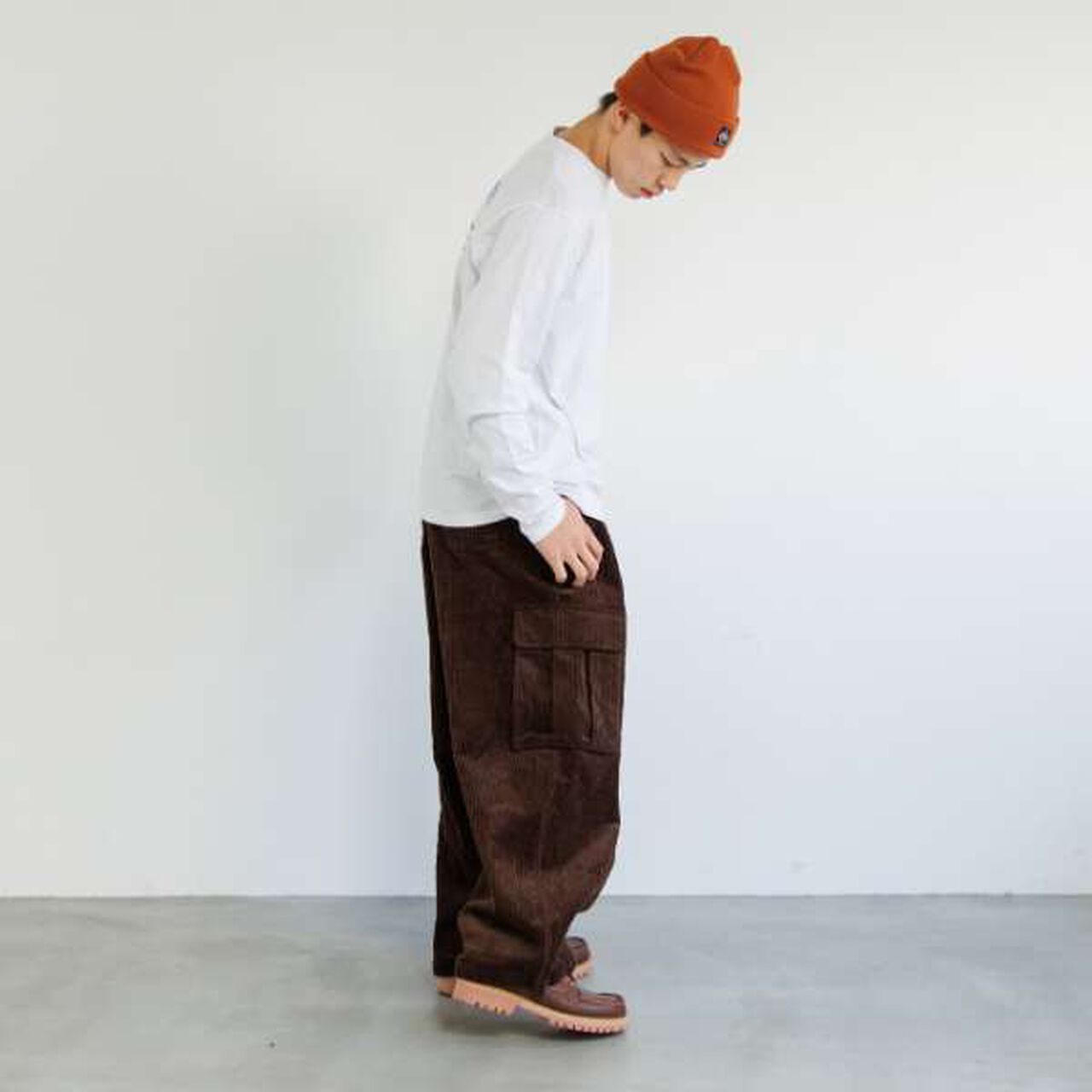 Affordable Back Logo Long-Sleeve T-Shirt,White, large image number 11